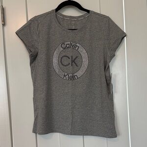 Calvin Klein Charcoal Logo Tee